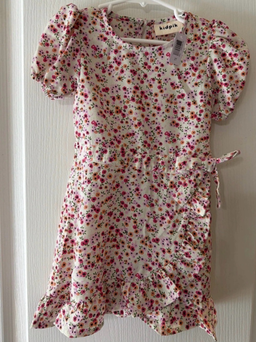 Kidpik Girls 2T Floral Dress & Bloomer Set NWT